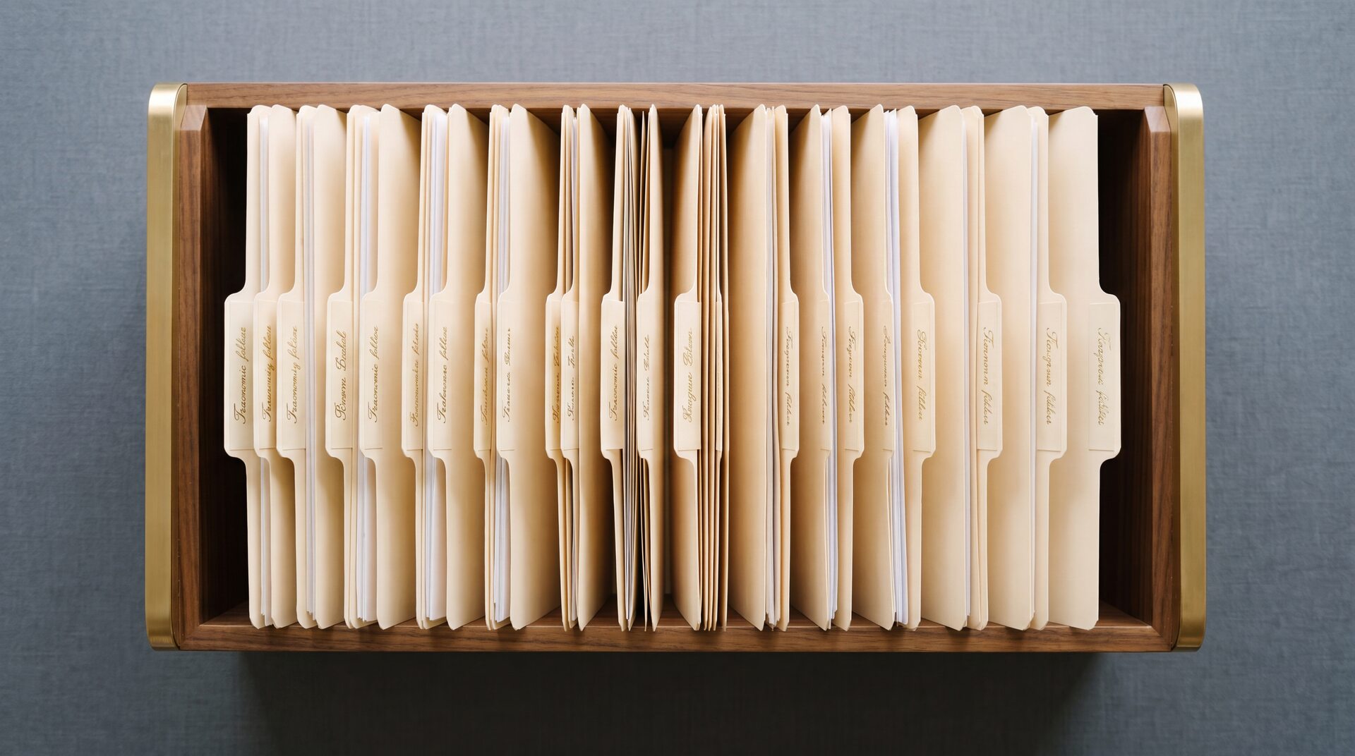 A reading room of bound volumes, indexed and searchable, representing a modern clause library